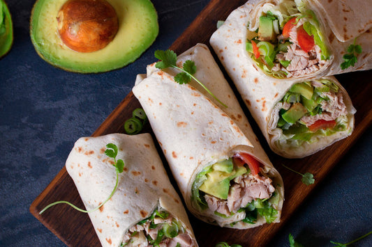 WRAP DE POLLO Y GUACAMOLE CON SUPERCOOK