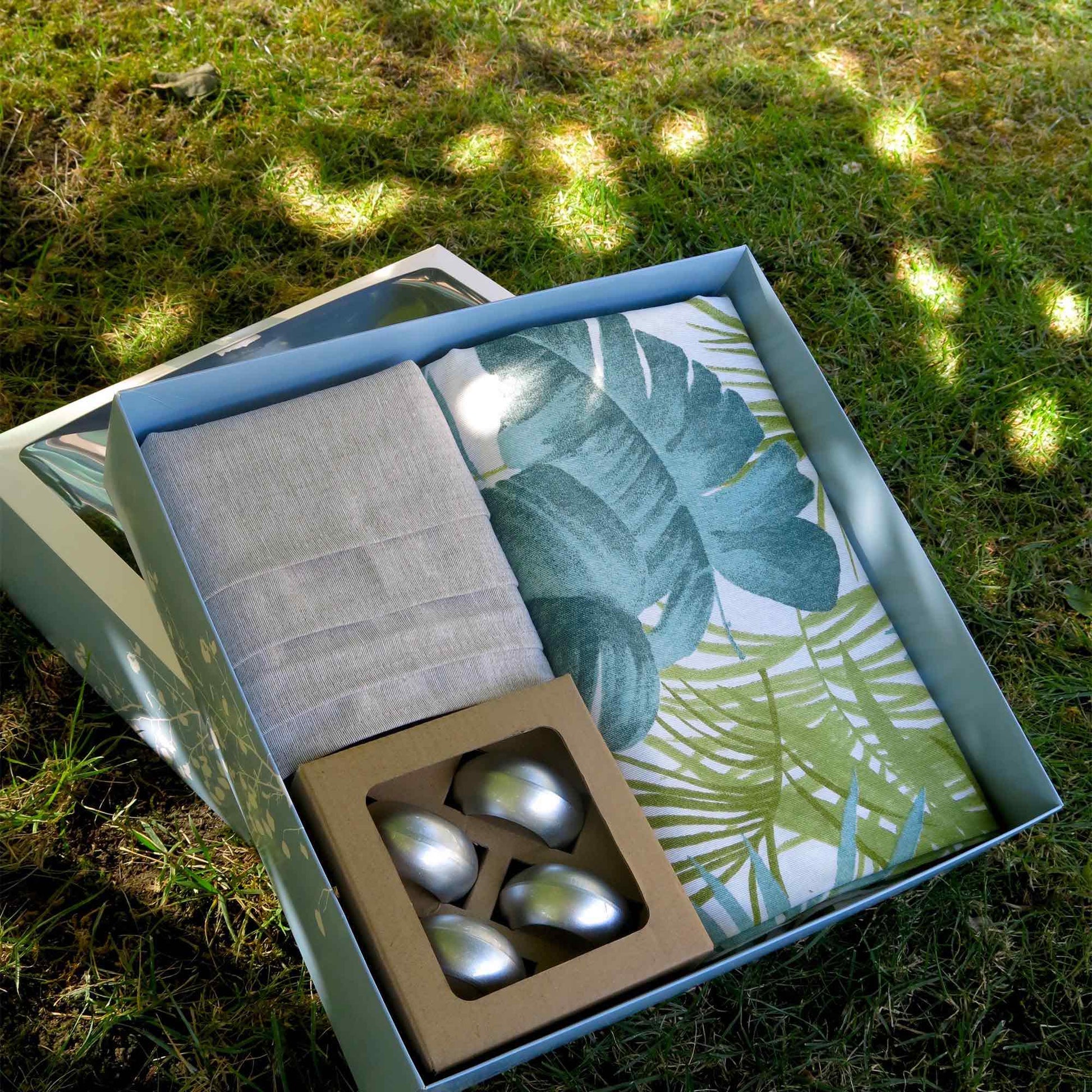 Box Textil y Argollas Forest Decoexpress1#Verde