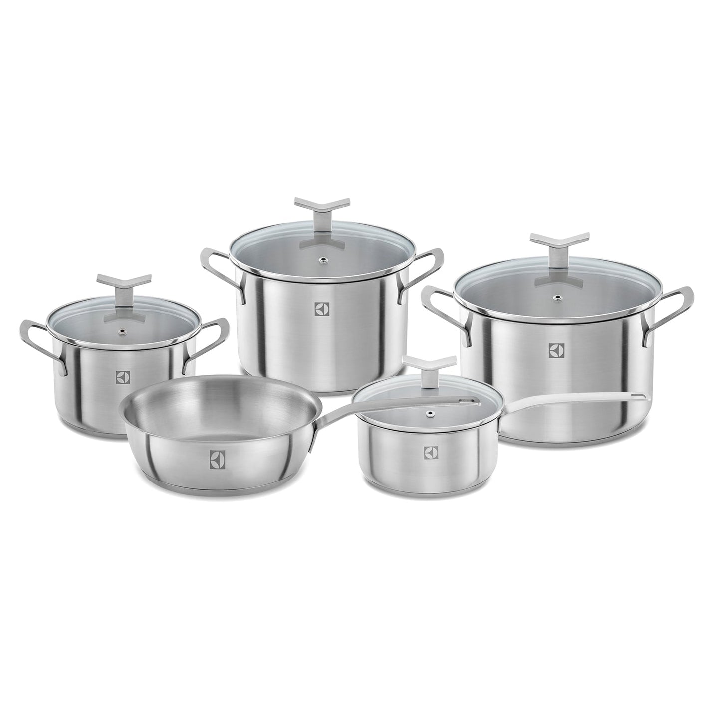 Juego de Ollas de Acero Inoxidable Electrolux2#Inox