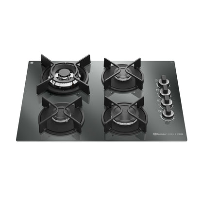Encimera a Gas 4 Platos Home Pro Cocción KE4HP Electrolux2#Negro