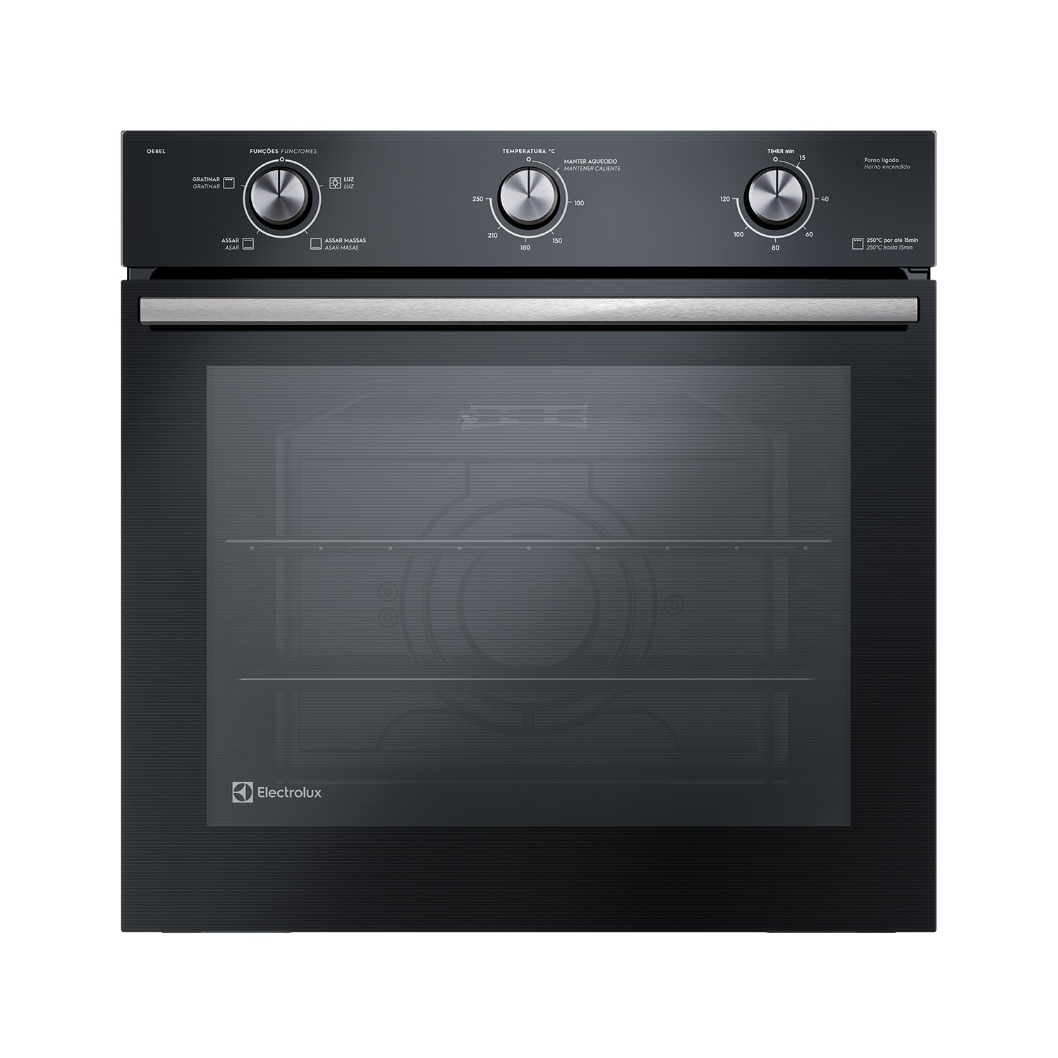 Horno Empotrable Eléctrico 80L Efficient PerfectCook OE8EL Electrolux2#Negro