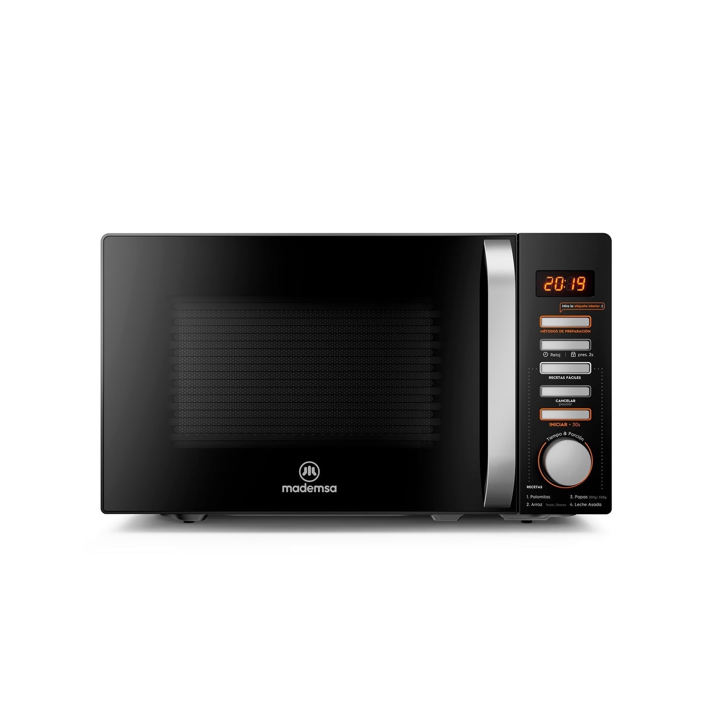 Microondas 20 Litros Digital MM20FBH Mademsa2#Negro