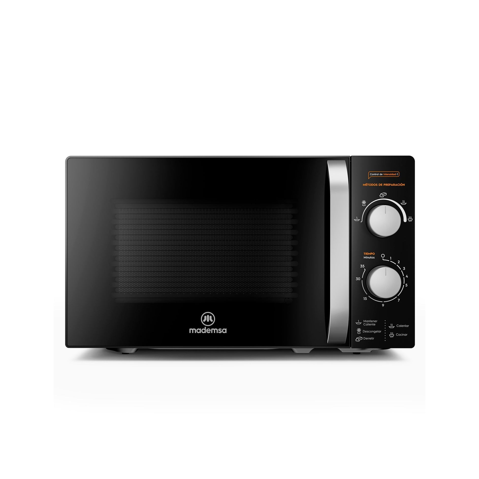 Microondas 20 Litros Manual MM20FBM Mademsa1#Negro