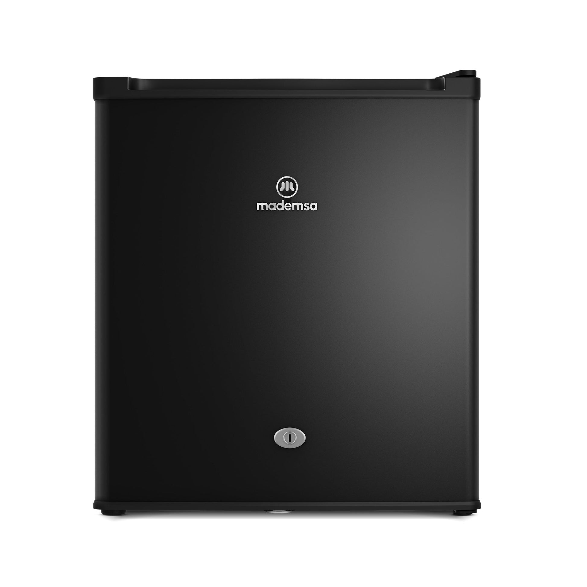 Frigobar 50L Frío Directo con Llave y Luz LED MMB50BLK Mademsa2#Negro
