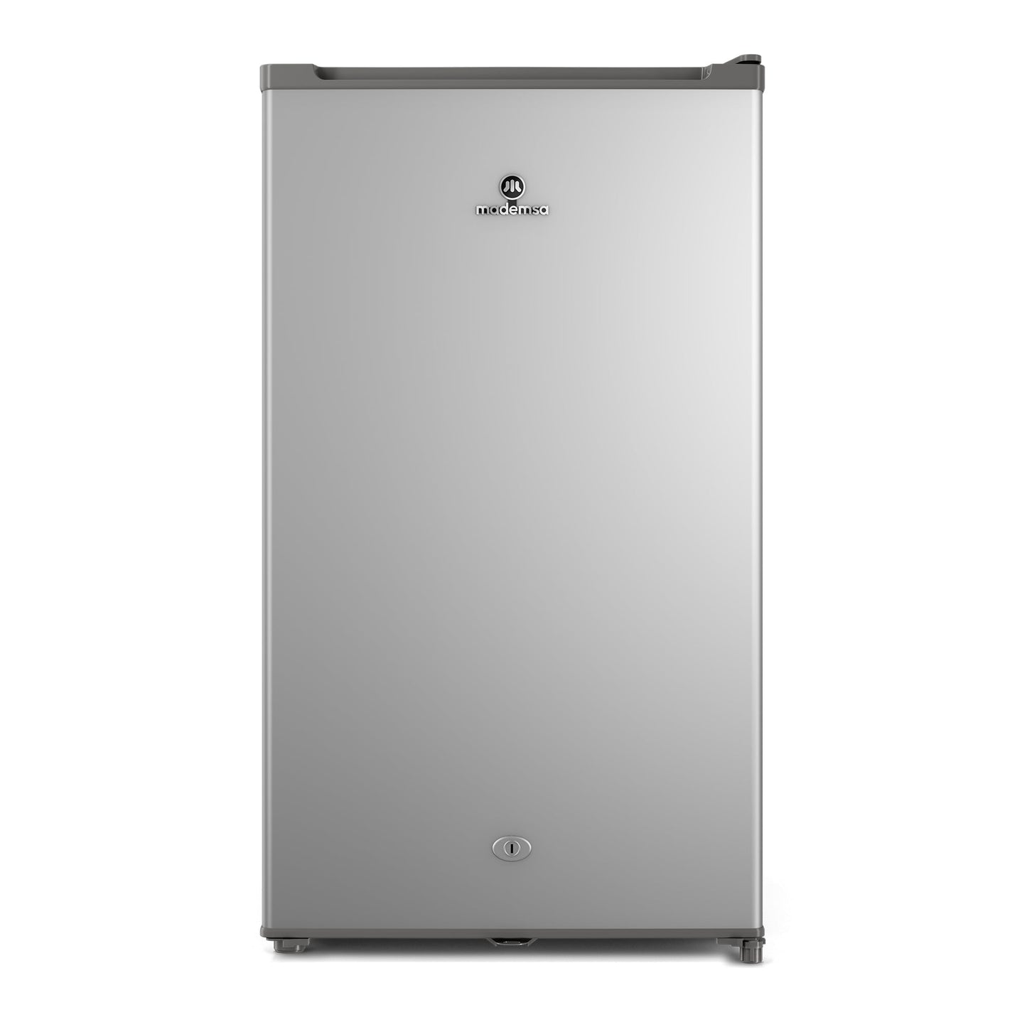 Frigobar 90L Frío Directo con Llave y Luz LED MMB90S Mademsa2#Acero