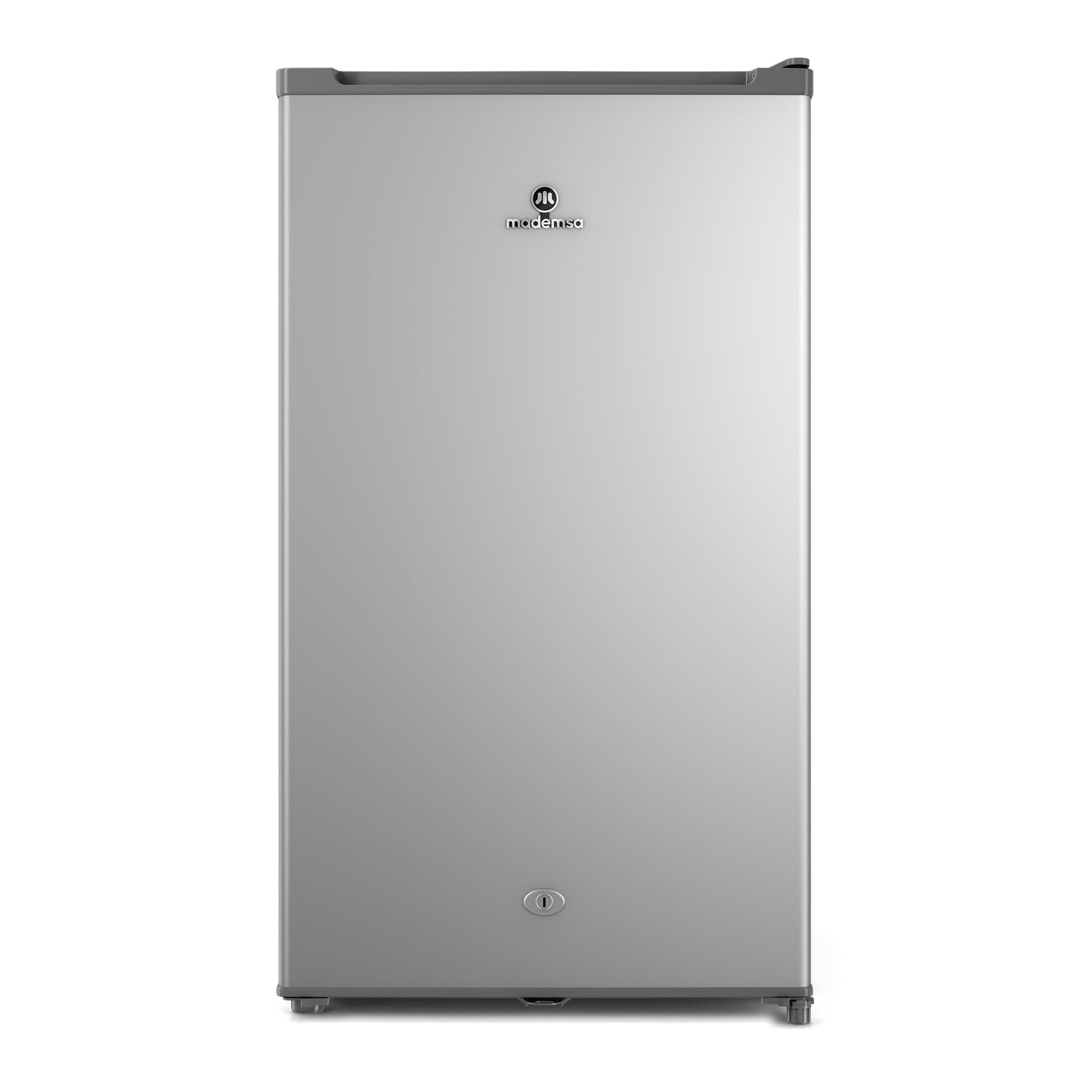 Frigobar 90L Frío Directo con Llave y Luz LED MMB90S Mademsa2#Acero