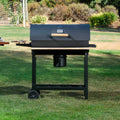 Parrilla Oregon Carbón con Termómetro BBQ Grill1#Negro