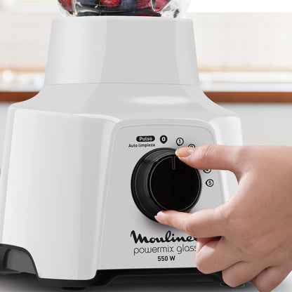 Licuadora Powermix 5V Blanco + Pulse 550W Moulinex3#Blanco