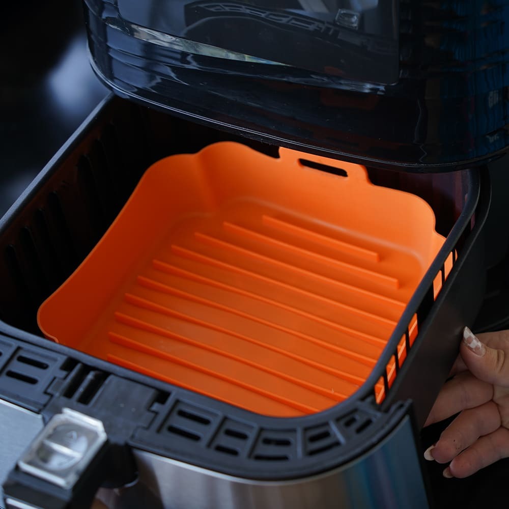 Freidora de Aire Mouvair Gourmet 5,5 Lts + Molde de Silicona Mouvair7#Naranja