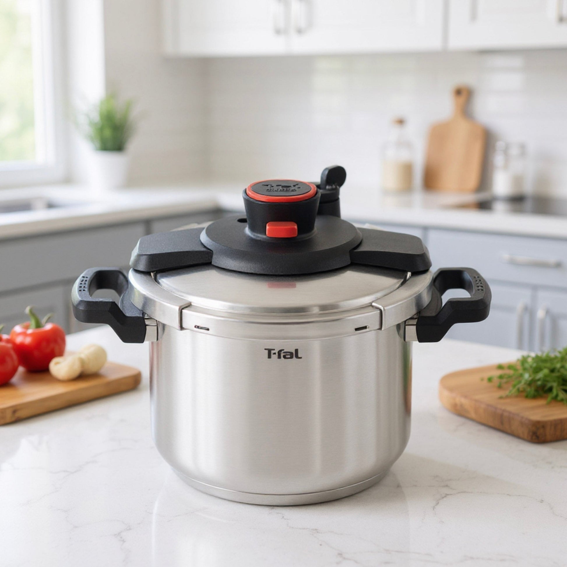 Olla A Presión Clipso Acero Inoxidable 7.5 Lts Tefal9#Acero