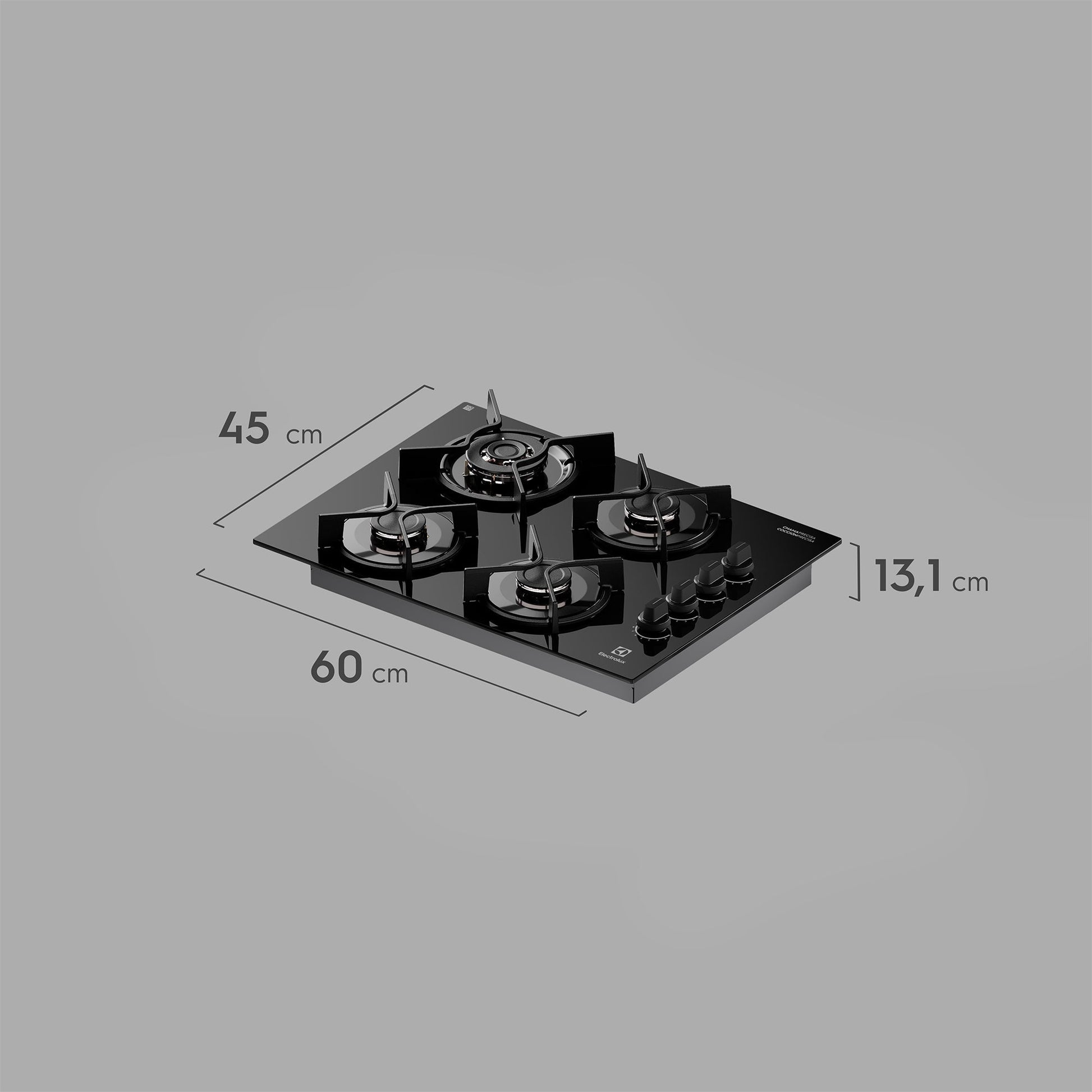 Encimera a Gas 4 Platos Experience Triple Llama KE4GC Electrolux3#Negro