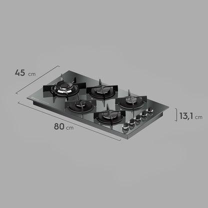Encimera a Gas 5 Platos Home Pro Cocción KE5HP Electrolux3#Negro