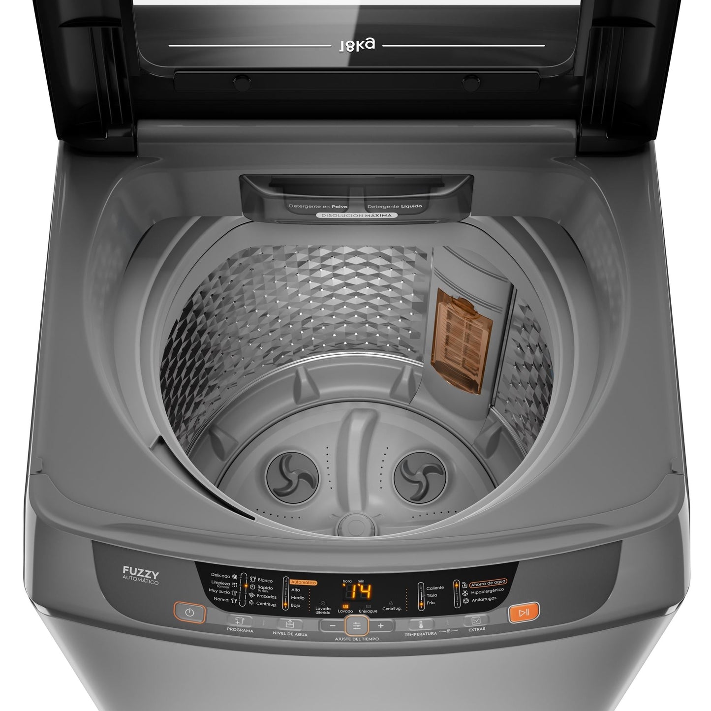 Lavadora Automática 18 Kg Carga Superior Dispensador Disolución Máxima 18 SZG Mademsa3#Gris