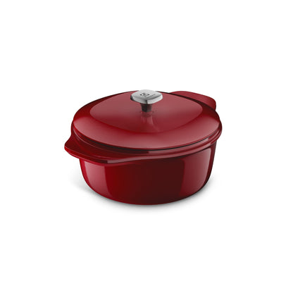 Olla de Hierro Fundido Esmaltado Expert 24 cm Electrolux2#Rojo esmaltado