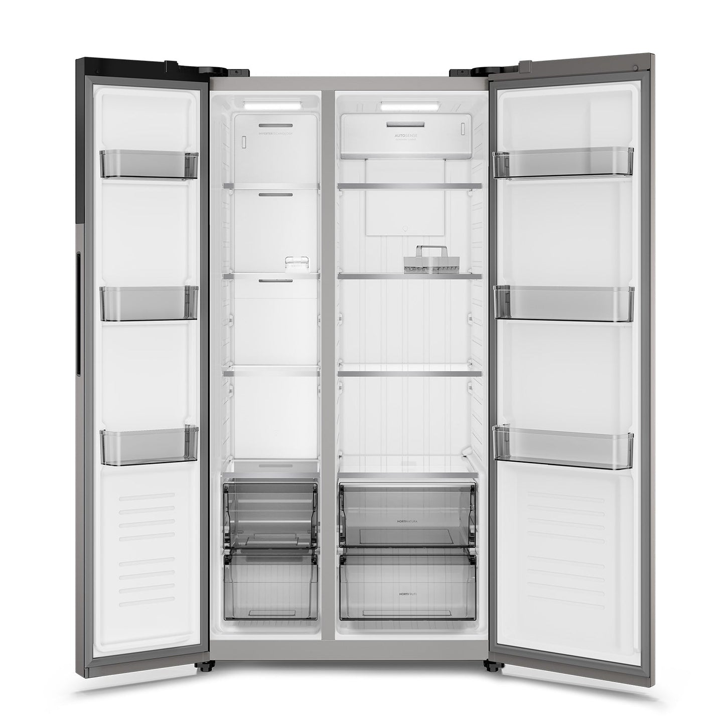 Refrigerador 530L No Frost Side by side Inverter ES50S Electrolux4#Inox