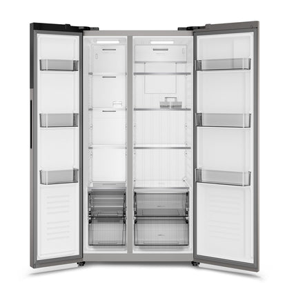 Refrigerador 530L No Frost Side by side Inverter ES50S Electrolux4#Inox