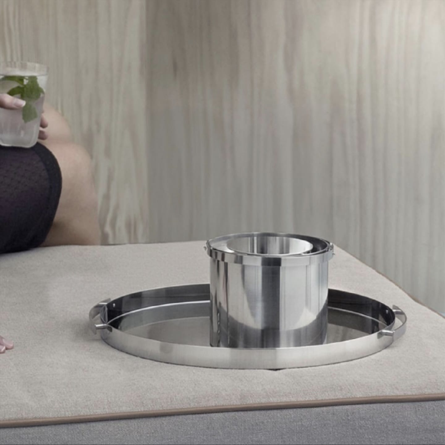 Hielera 1 L. Arne Jacobsen Stelton3#Plata