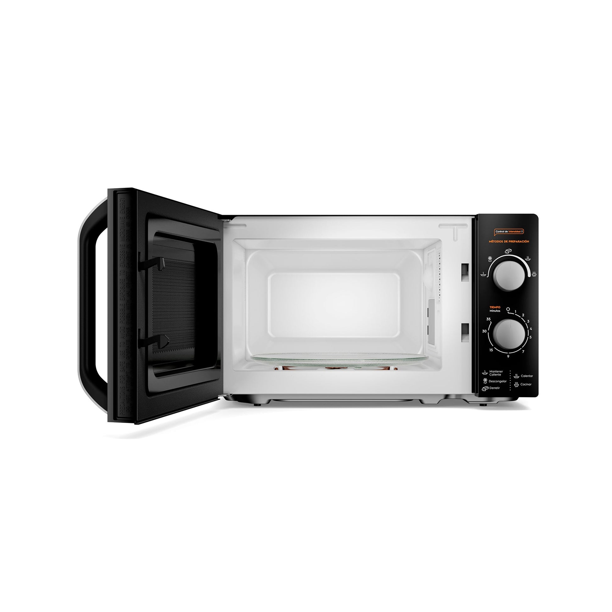 Microondas 20 Litros Manual MM20FBM Mademsa3#Negro