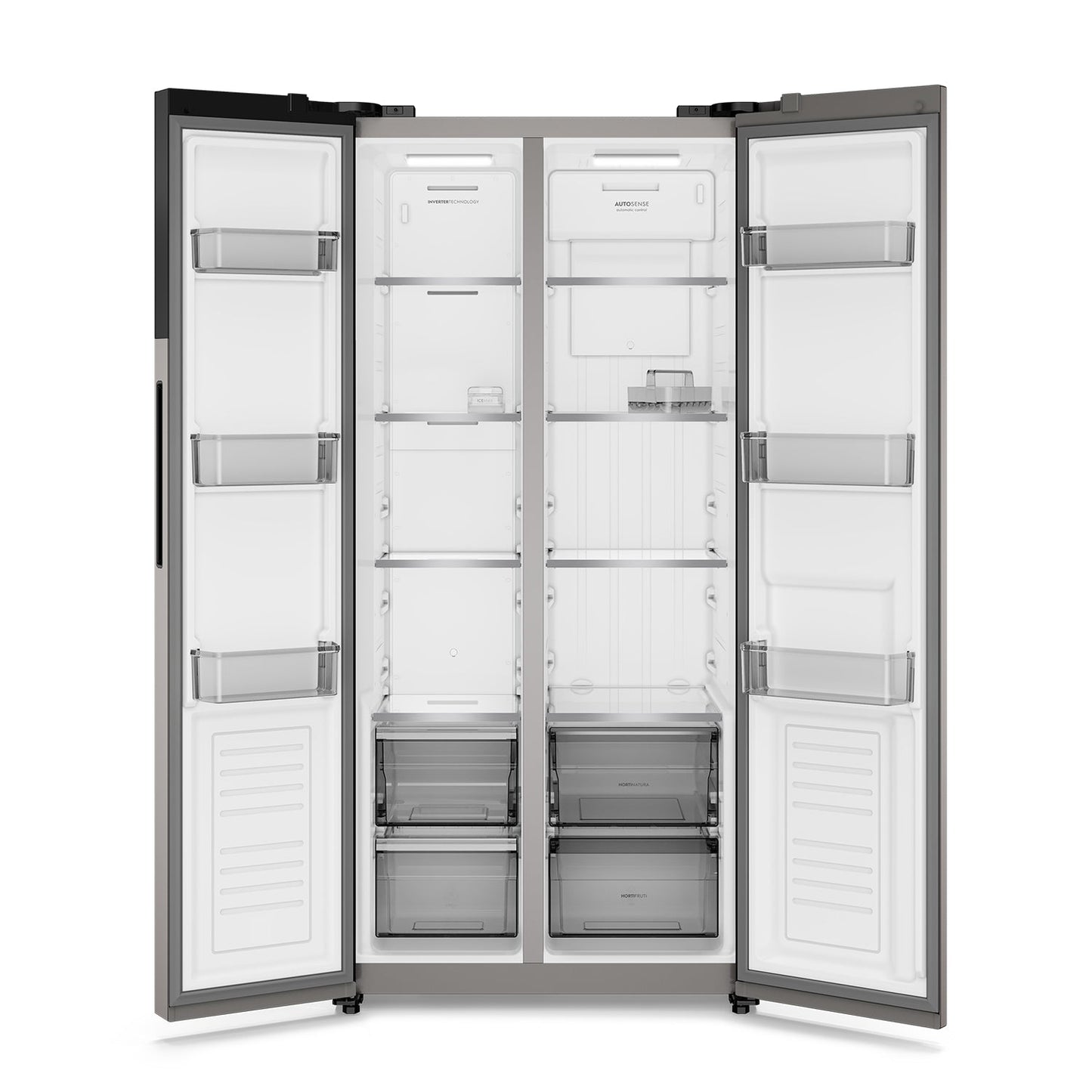 Refrigerador 440L No Frost Side by side Inverter ES40S Electrolux8#Inox