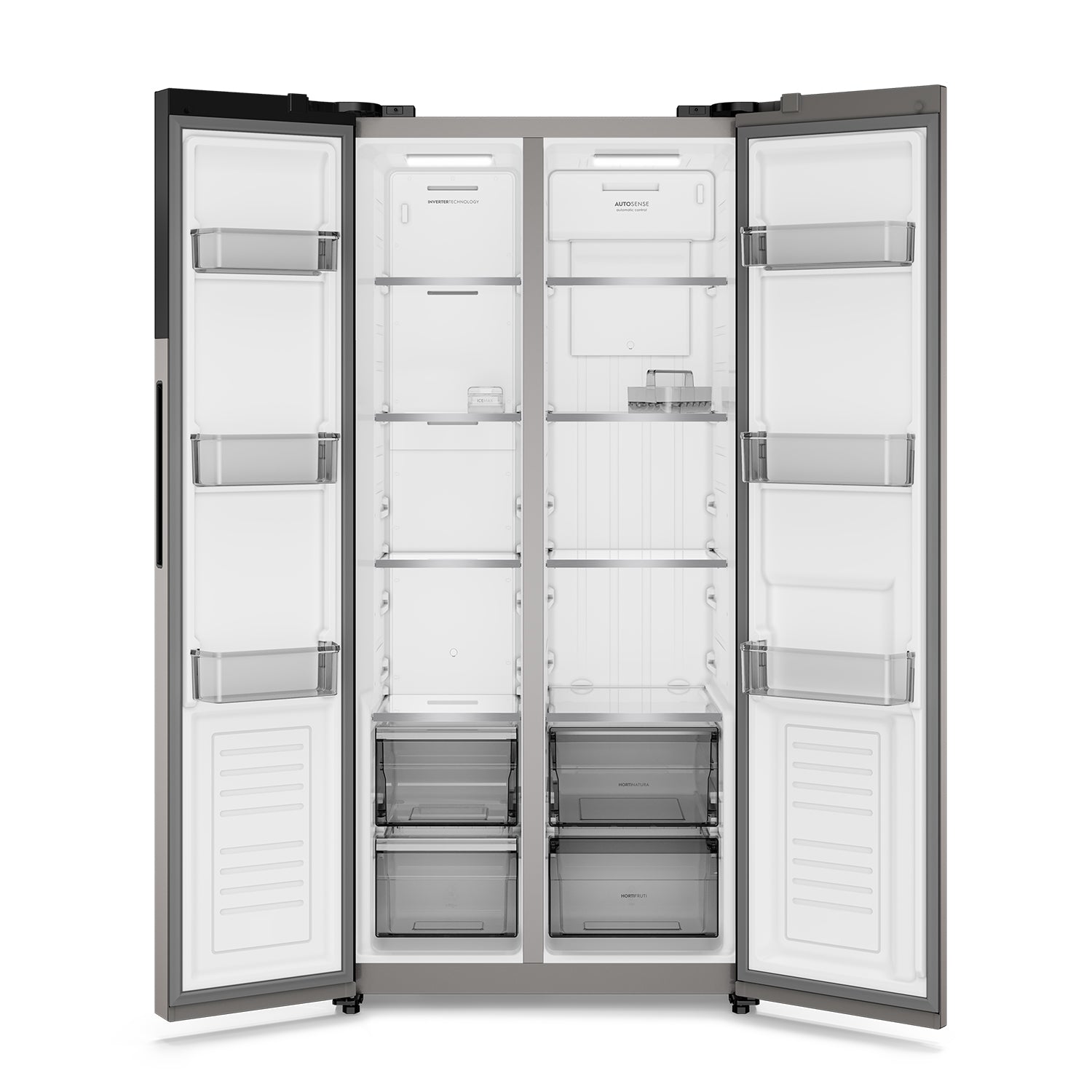 Refrigerador 440L No Frost Side by side Inverter ES40S Electrolux8#Inox