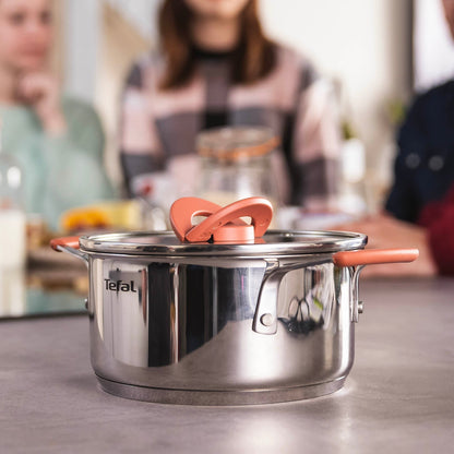 Bateria de cocina Acero Inoxidable Optispace 6 PCS Tefal4#Acero