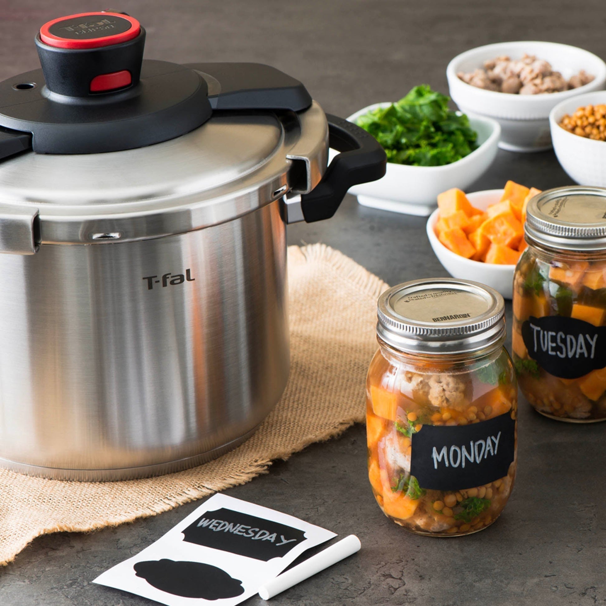 Olla A Presión Clipso Acero Inoxidable 7.5 Lts Tefal13#Acero