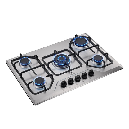 Encimera a Gas 5 Platos Experience Multi Llama KE5XC Electrolux4#Acero