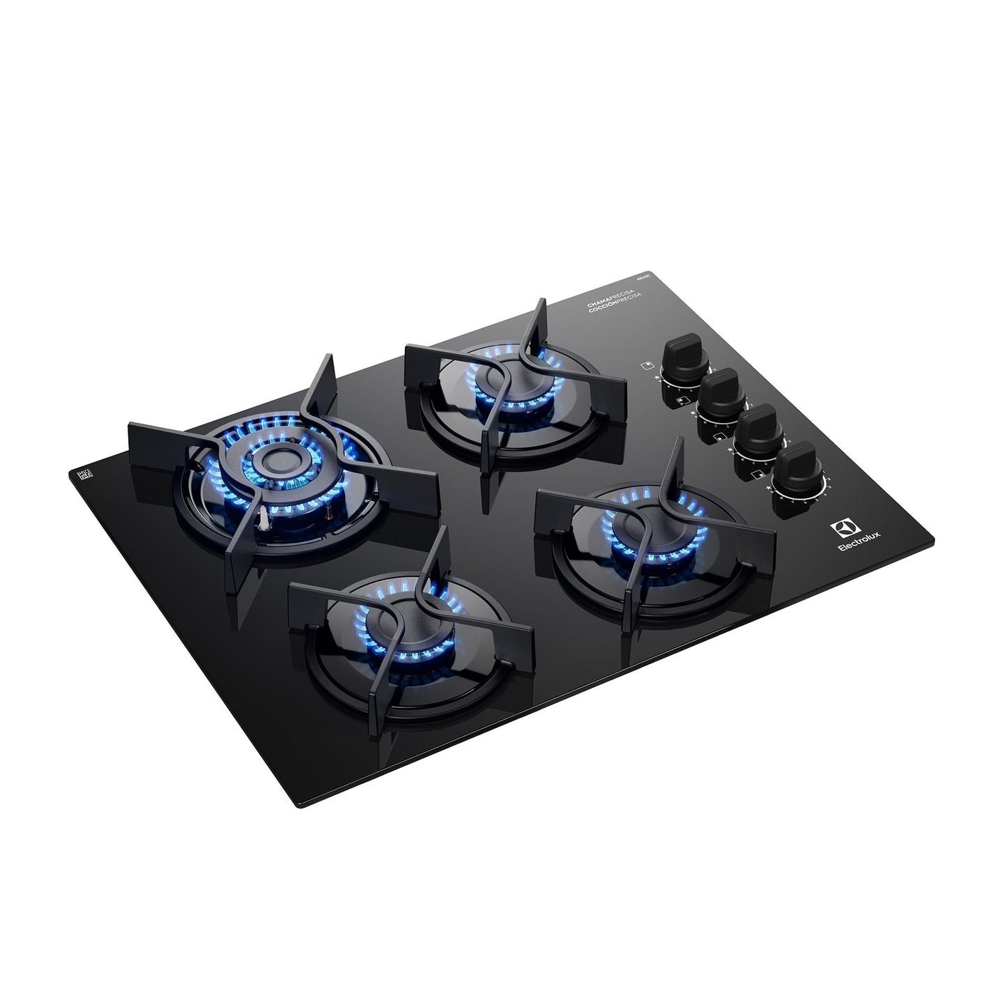 Encimera a Gas 4 Platos Experience Triple Llama KE4GC Electrolux5#Negro