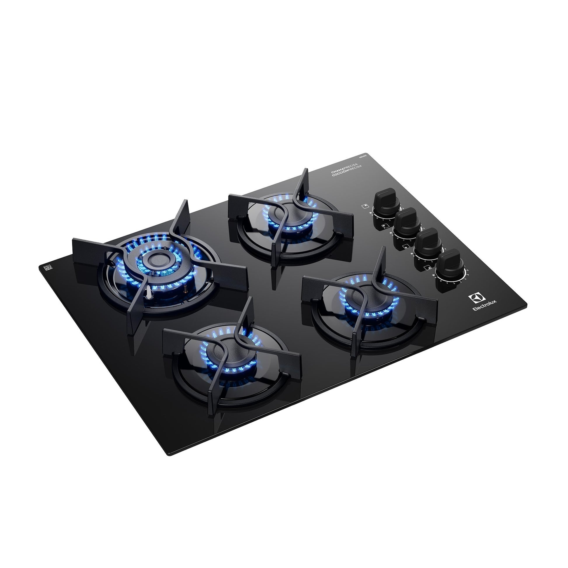 Encimera a Gas 4 Platos Experience Triple Llama KE4GC Electrolux5#Negro