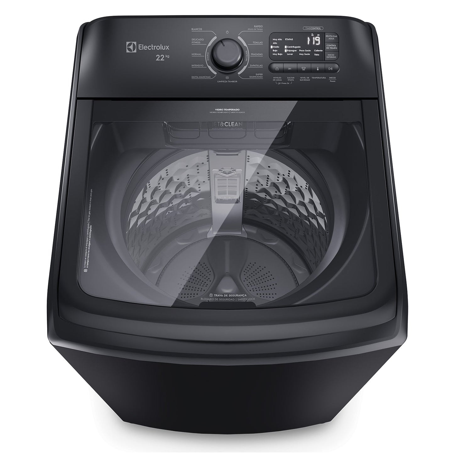 Lavadora Automática 22Kg Carga Superior LS22Y Electrolux5#Negro