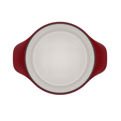 Olla de Hierro Fundido Esmaltado Expert 24 cm Electrolux4#Rojo esmaltado