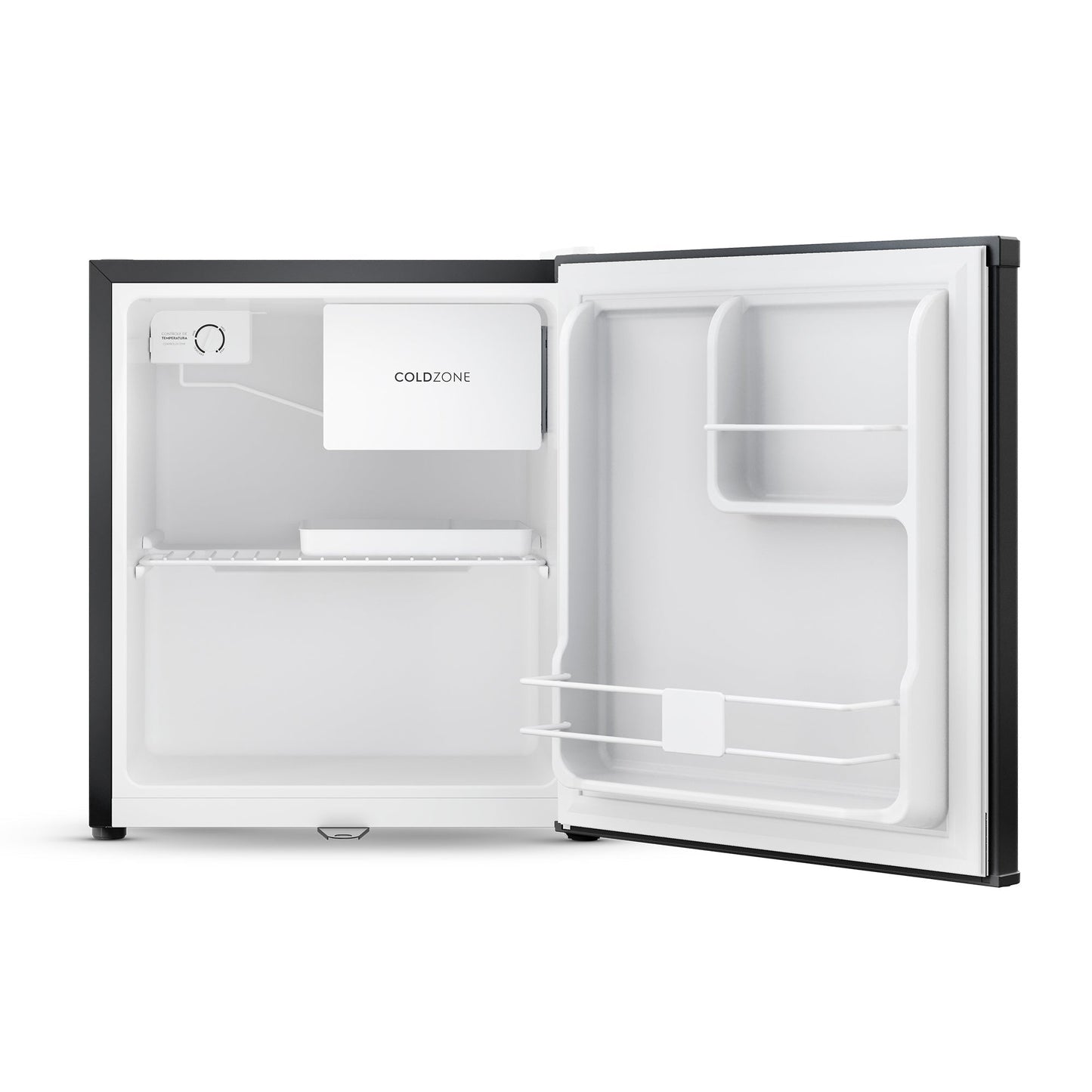 Frigobar 50L Frío Directo con Llave y Luz LED MMB50BLK Mademsa4#Negro