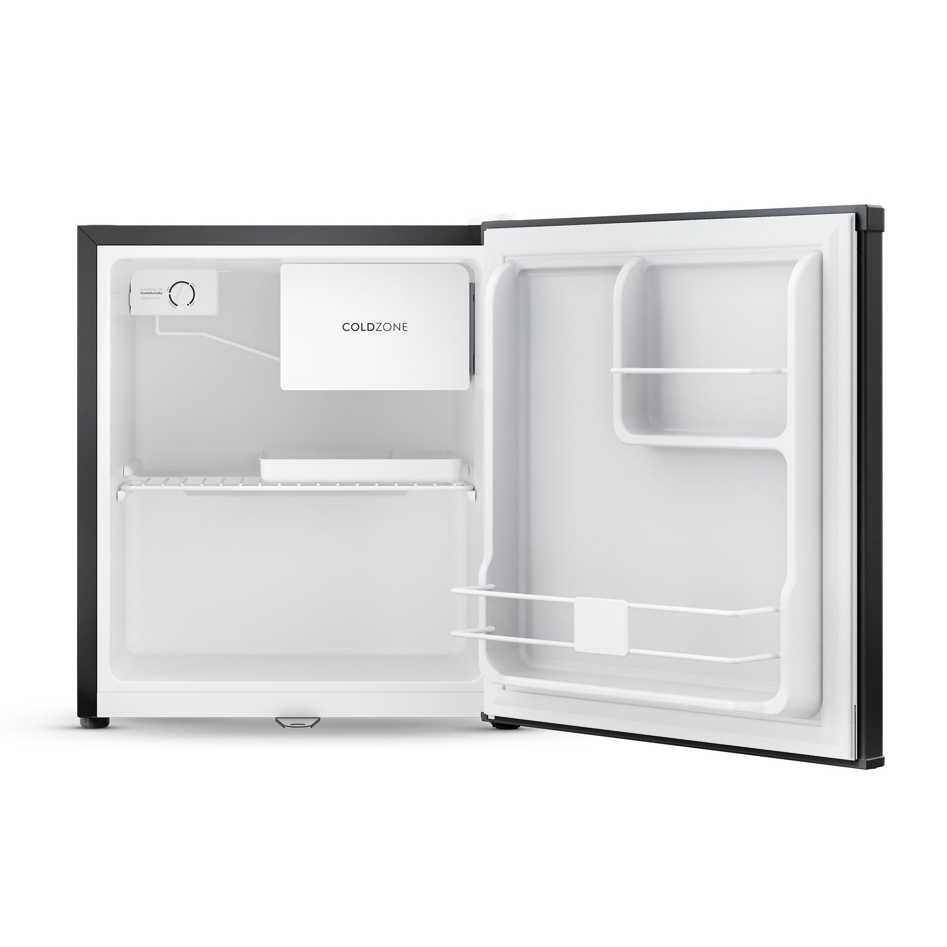 Frigobar 50L Frío Directo con Llave y Luz LED MMB50BLK Mademsa4#Negro