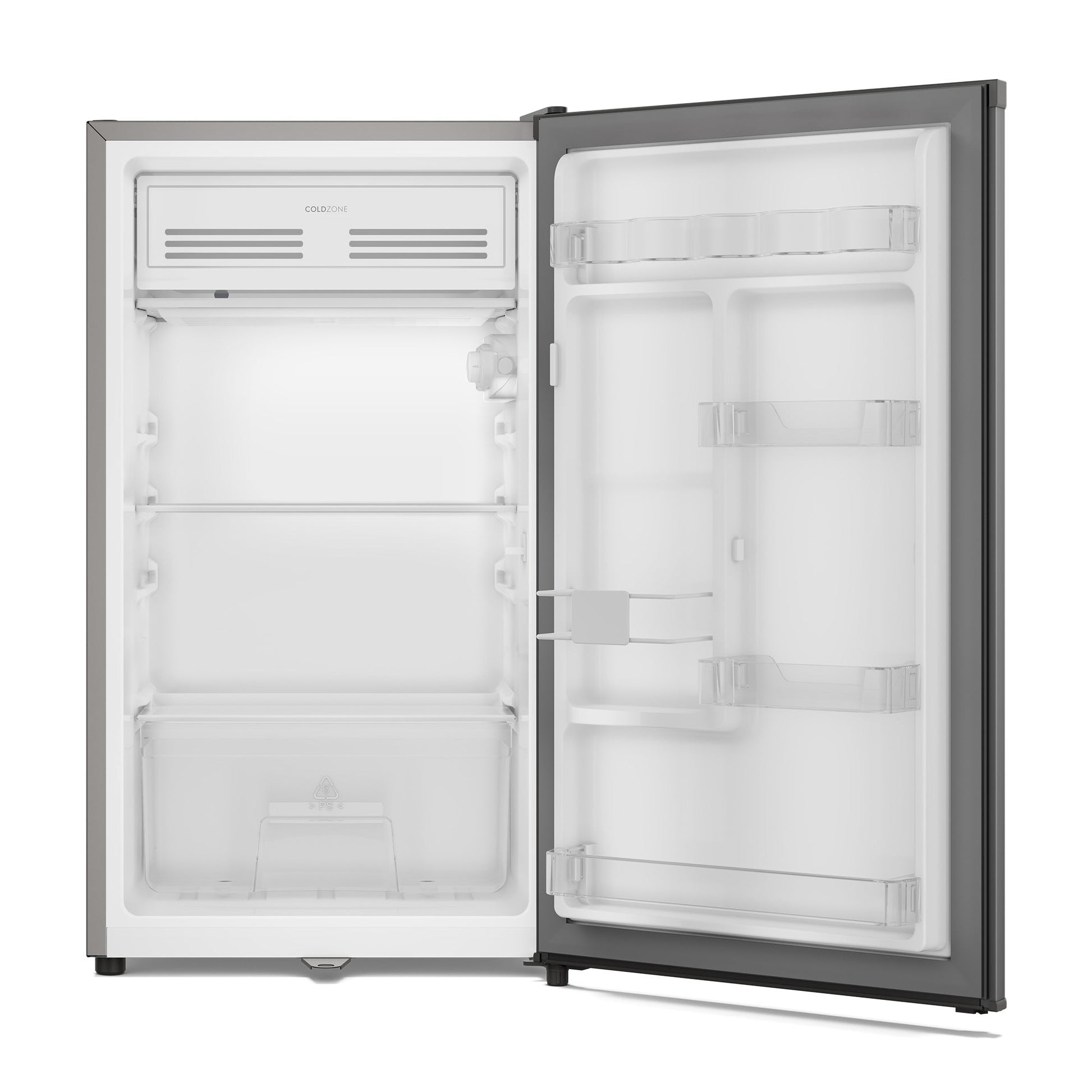 Frigobar 90L Frío Directo con Llave y Luz LED MMB90S Mademsa4#Acero