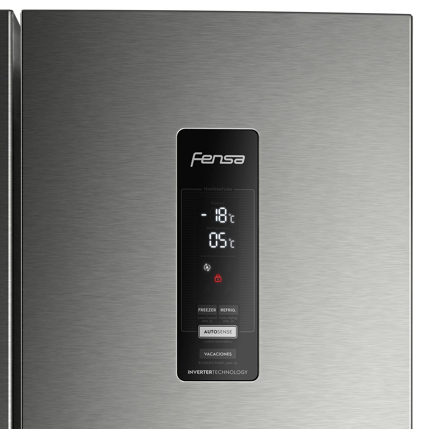Refrigerador 401L No Frost 4 Puertas Inverter DQ79SU Fensa4#Acero