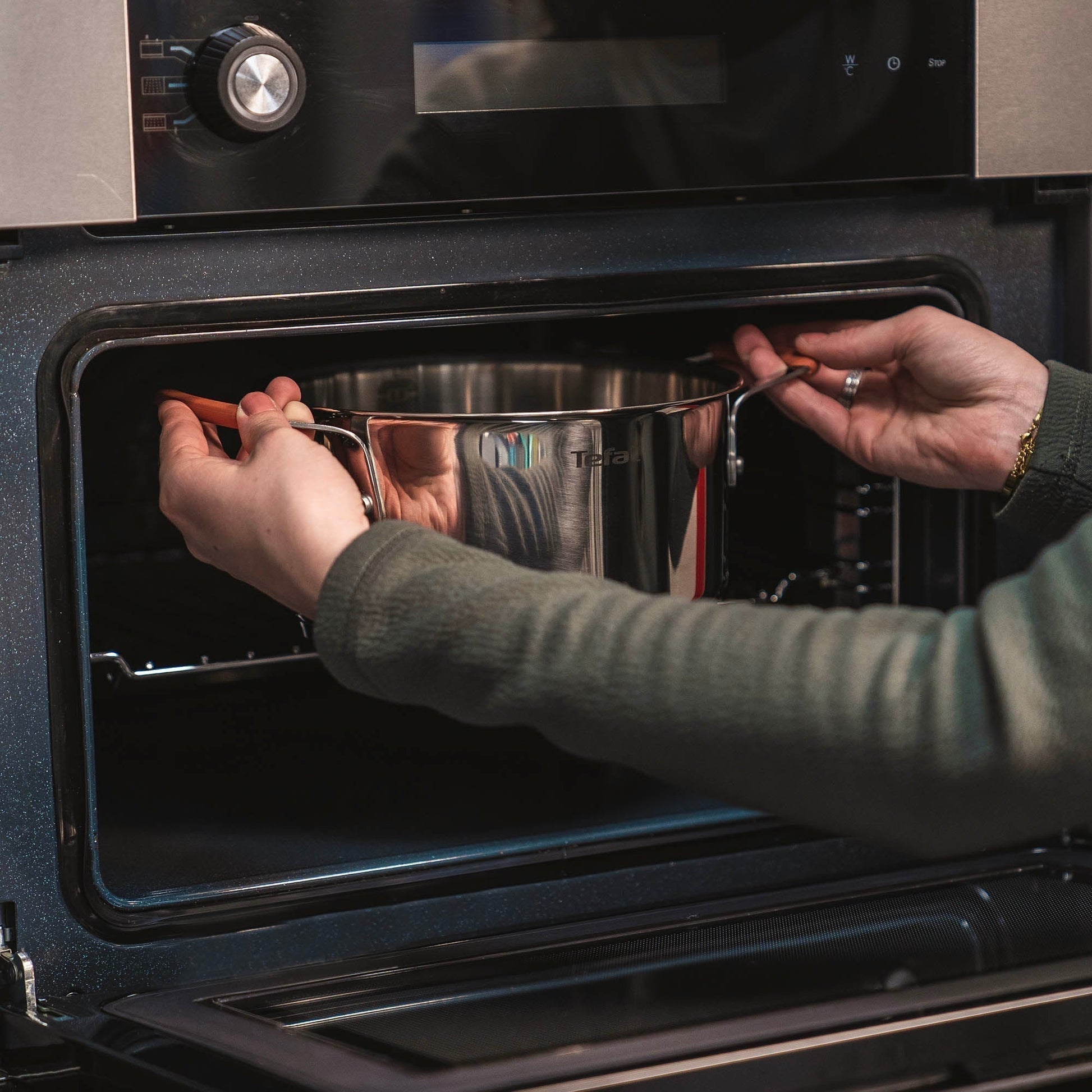 Bateria de cocina Acero Inoxidable Optispace 6 PCS Tefal5#Acero