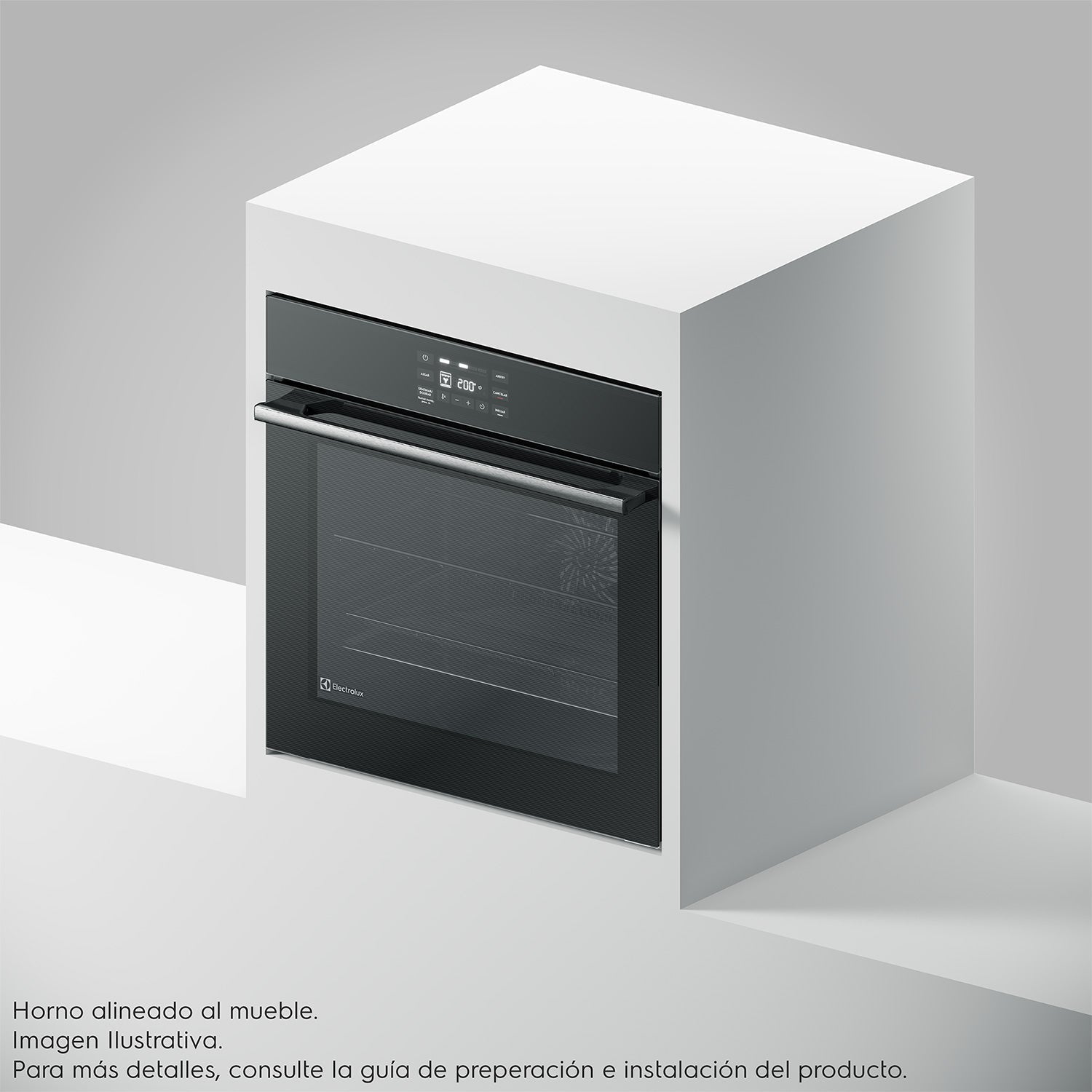 Horno Empotrable Eléctrico 80L Air Fryer PerfectCook360 OE8EA Electrolux13#Negro
