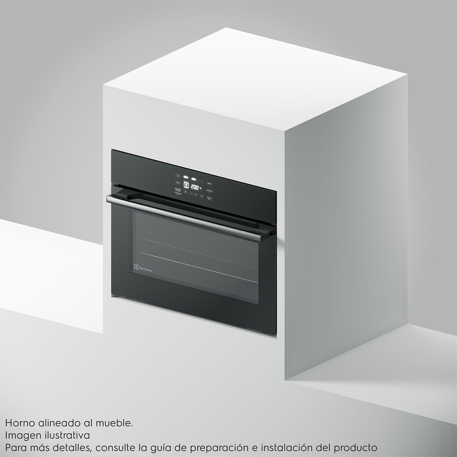Horno Empotrable Eléctrico 50L Air Fryer PerfectCook360 OE5EA Electrolux7#Negro