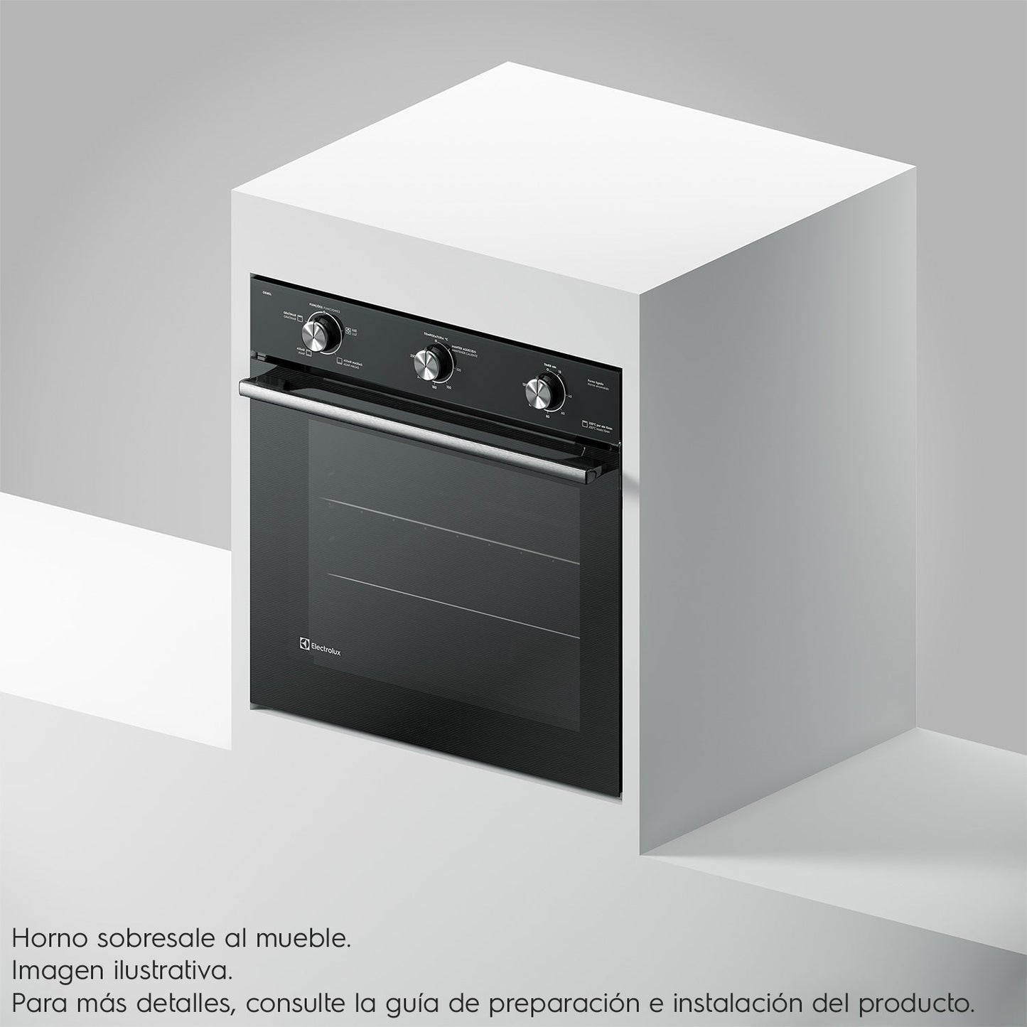 Horno Empotrable Eléctrico 80L Efficient PerfectCook OE8EL Electrolux7#Negro