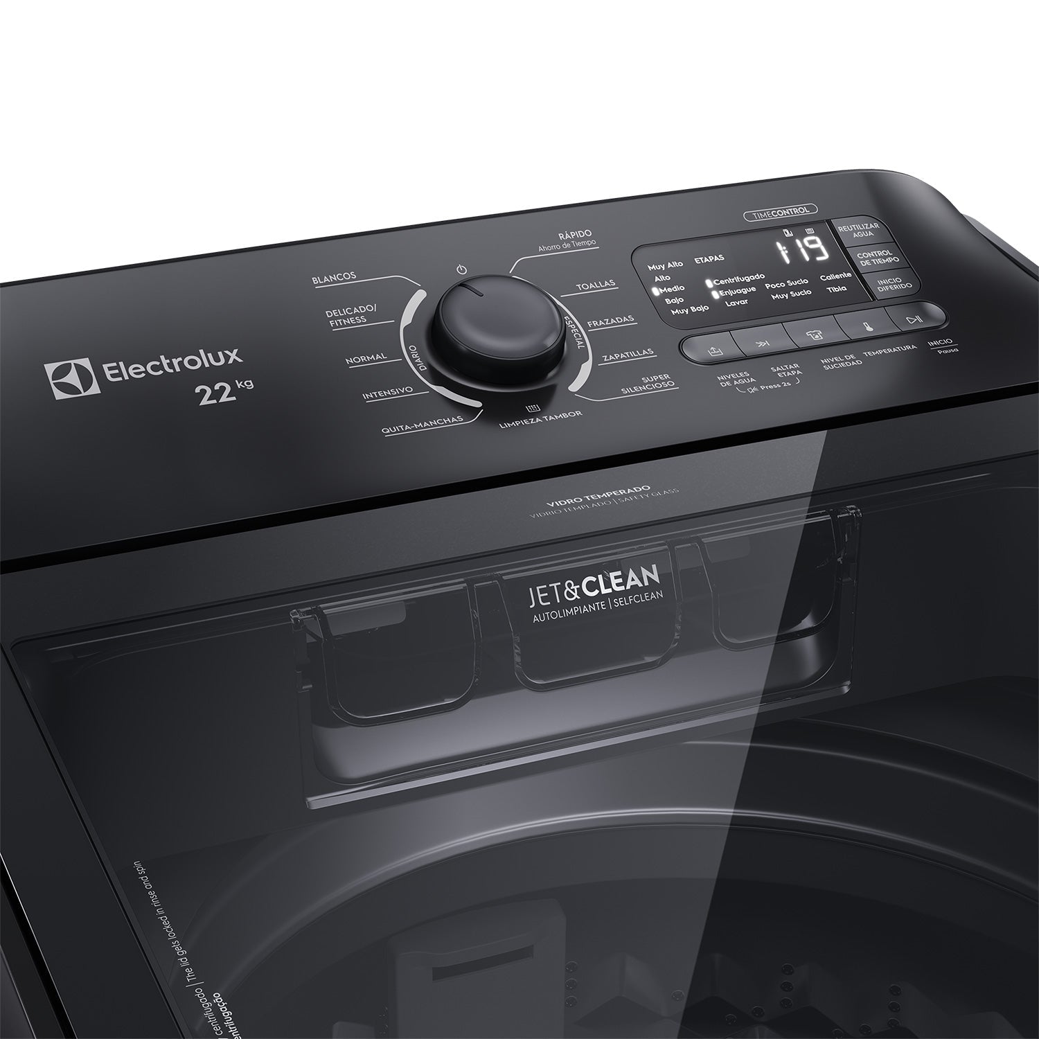 Lavadora Automática 22Kg Carga Superior LS22Y Electrolux6#Negro
