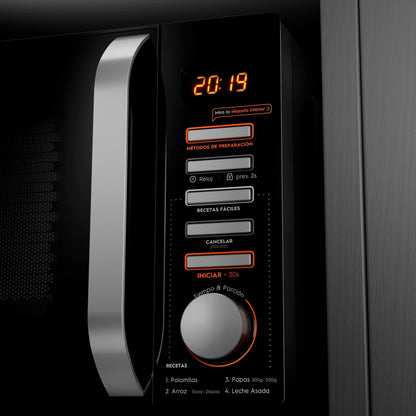 Microondas 20 Litros Digital MM20FBH Mademsa5#Negro