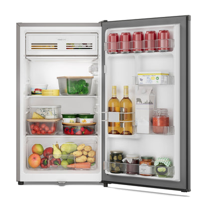 Frigobar 90L Frío Directo con Llave y Luz LED MMB90S Mademsa5#Acero