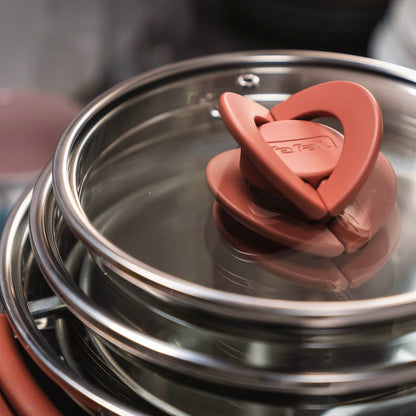 Bateria de cocina Acero Inoxidable Optispace 6 PCS Tefal6#Acero