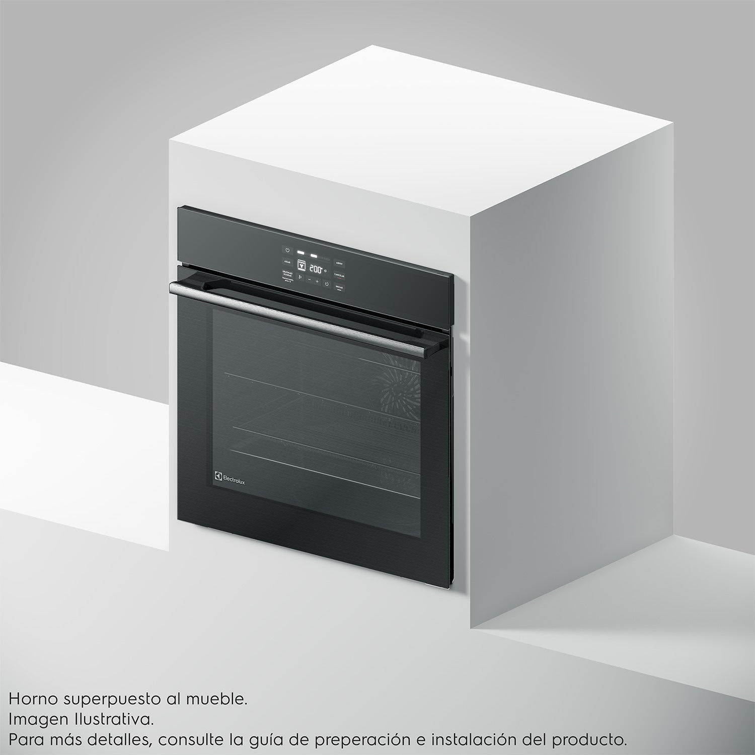 Horno Empotrable Eléctrico 80L Air Fryer PerfectCook360 OE8EA Electrolux8#Negro