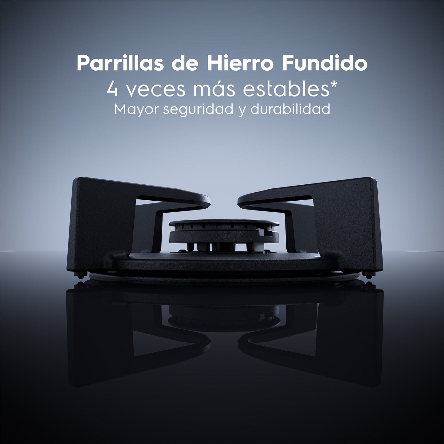 Encimera a Gas 4 Platos Home Pro Cocción KE4HP Electrolux6#Negro