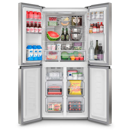 Refrigerador 401L No Frost 4 Puertas Inverter DQ79SU Fensa7#Acero