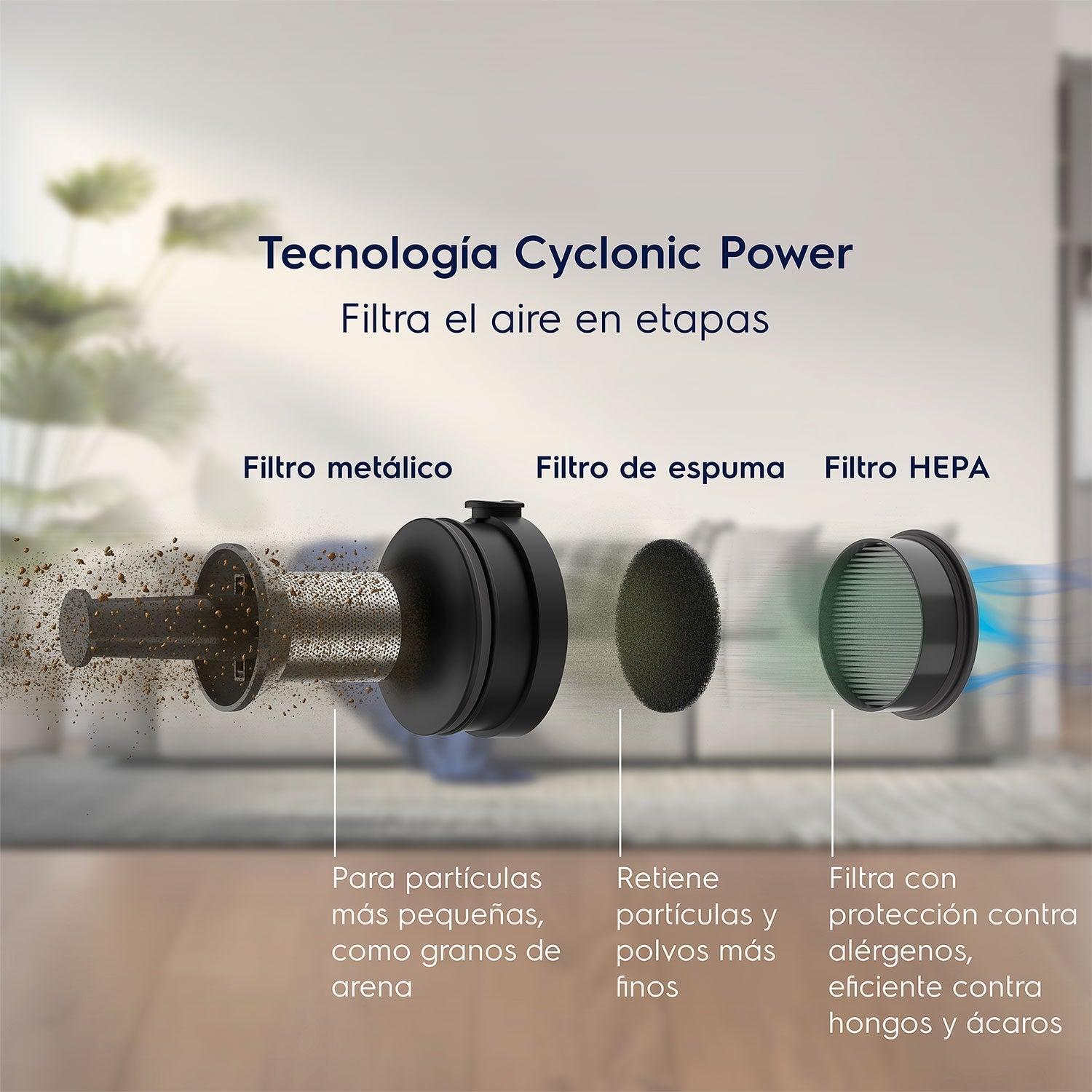 Aspiradora Vertical Inalámbrica PTEC100 Electrolux9#Gris