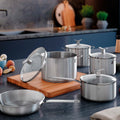 Juego de Ollas de Acero Inoxidable Electrolux1#Inox