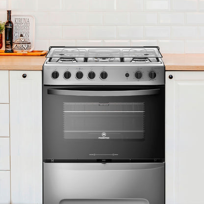 Cocina a Gas 5 Platos Triple Llama M 920 T Mademsa1#Acero