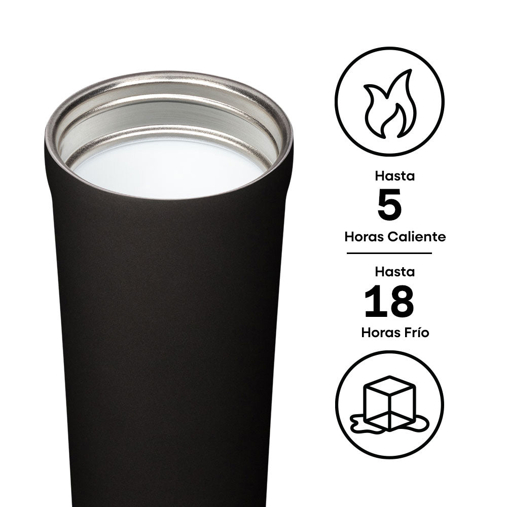 Vaso Térmico Hermético Commuter 500ml Corkcicle10#Negro
